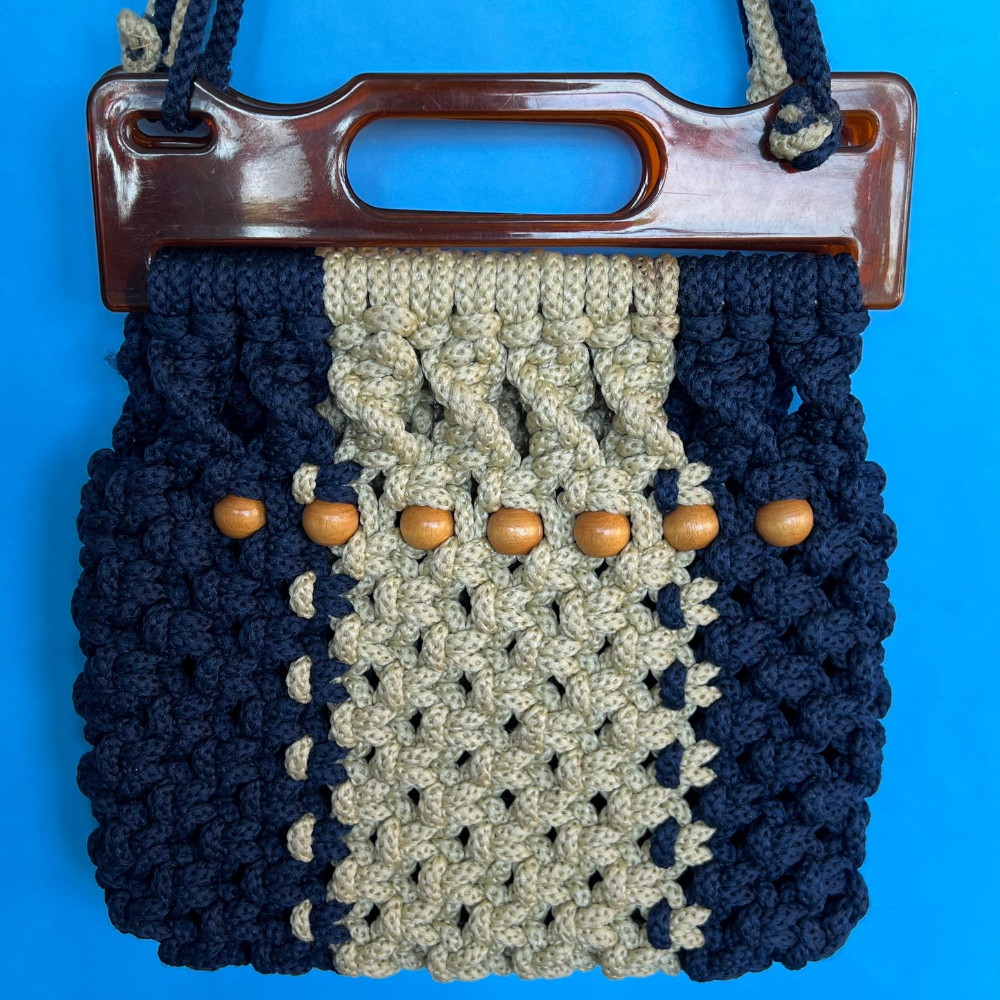 Vintage Boho Macrame Handbag